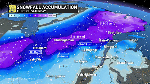 The Weather Network - Quebec: Thunderstorm Risk In The South, Heavy ...