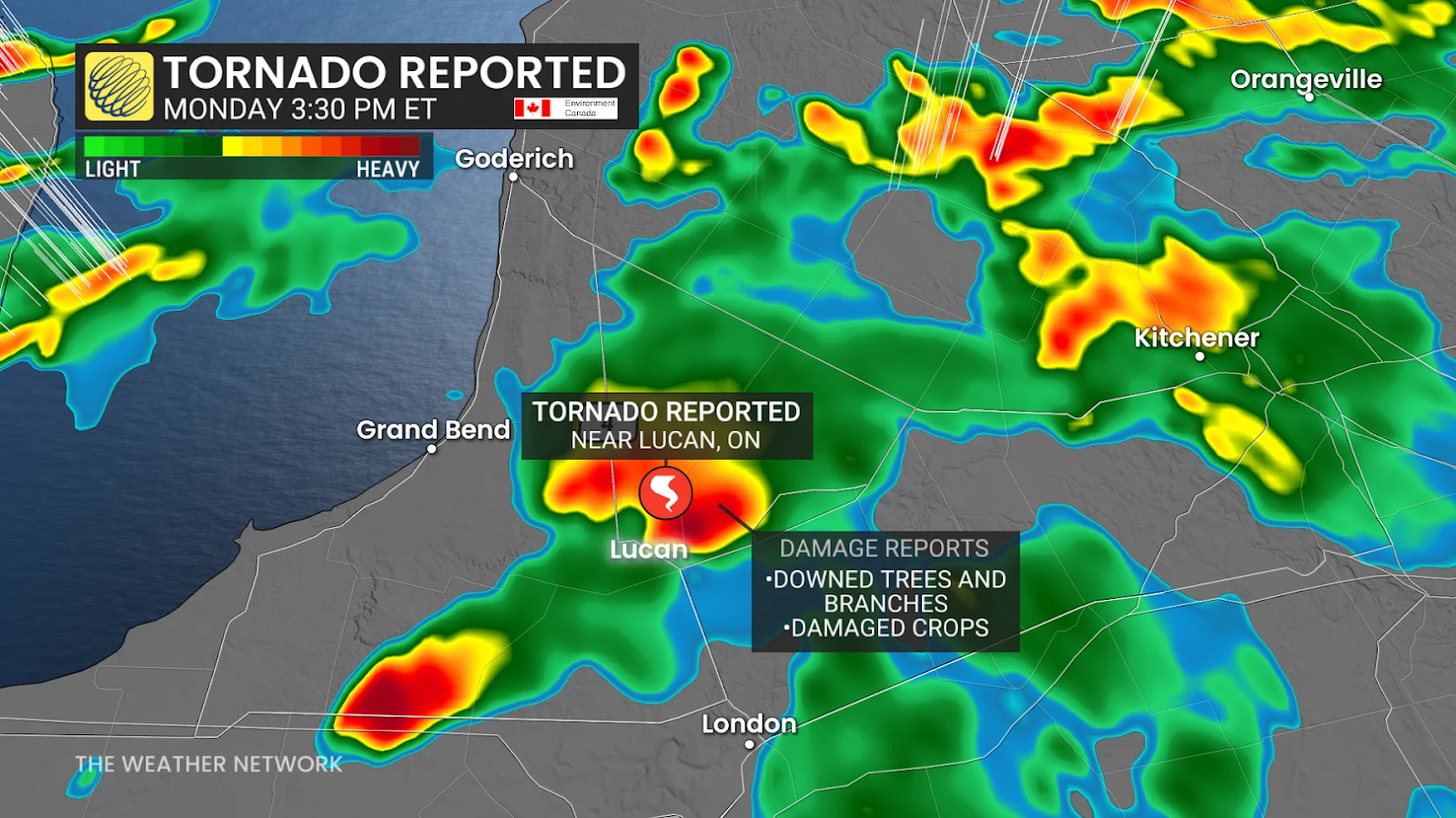 Lucan Ontario tornado report June 30 2025