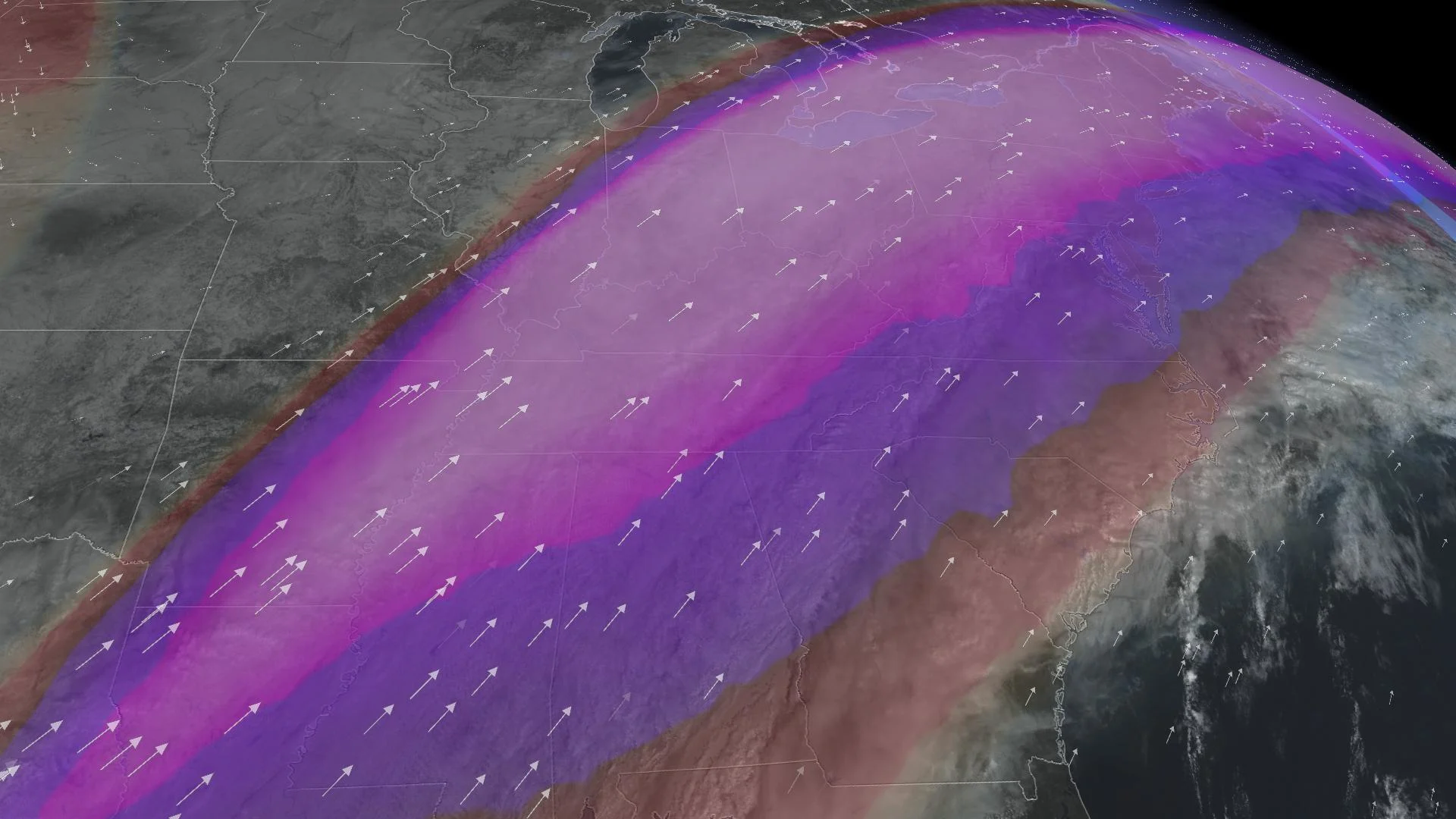 'Severe' turbulence captured over the Great Lakes Thursday