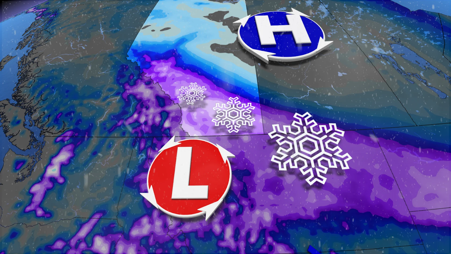 Temperature drop to bring multi-day snowfall event to Alberta - The