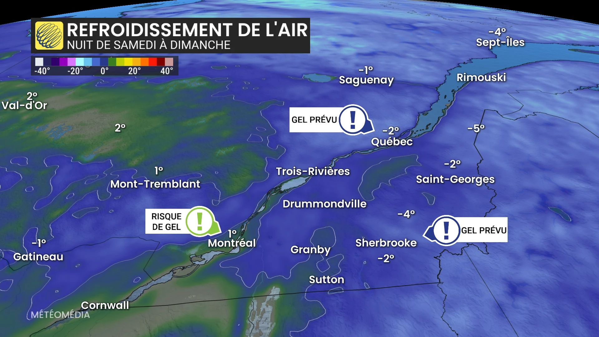 Premier gel : dernière chance pour cette région avant un petit bout