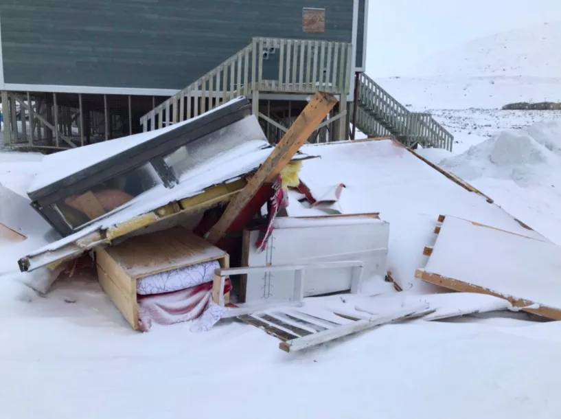 Powerful storm set extreme wind records in Canada's Arctic