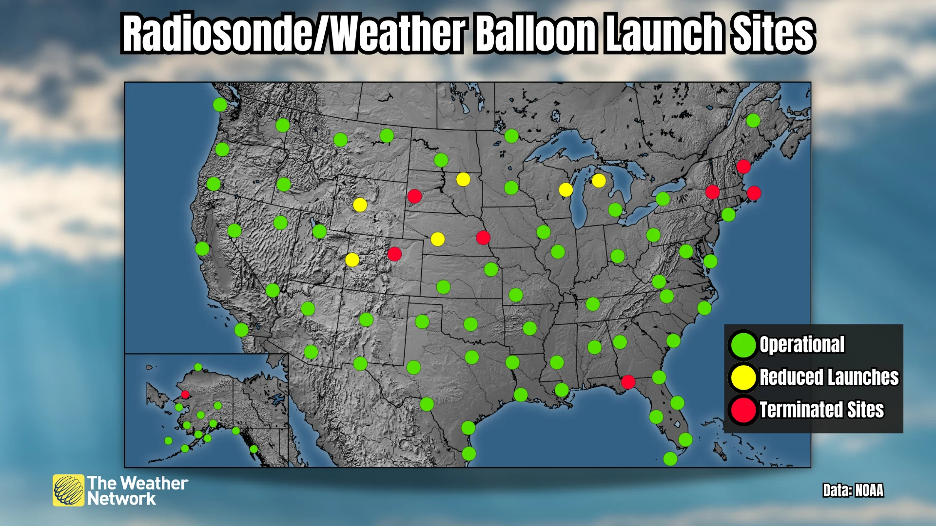 Radiosonde Balloon Launch Sites NWS Cuts