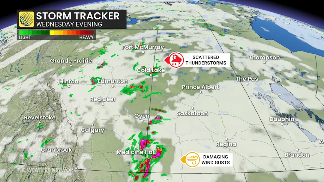 Large hail and winds: Multi-day severe storm risk builds over Alberta ...