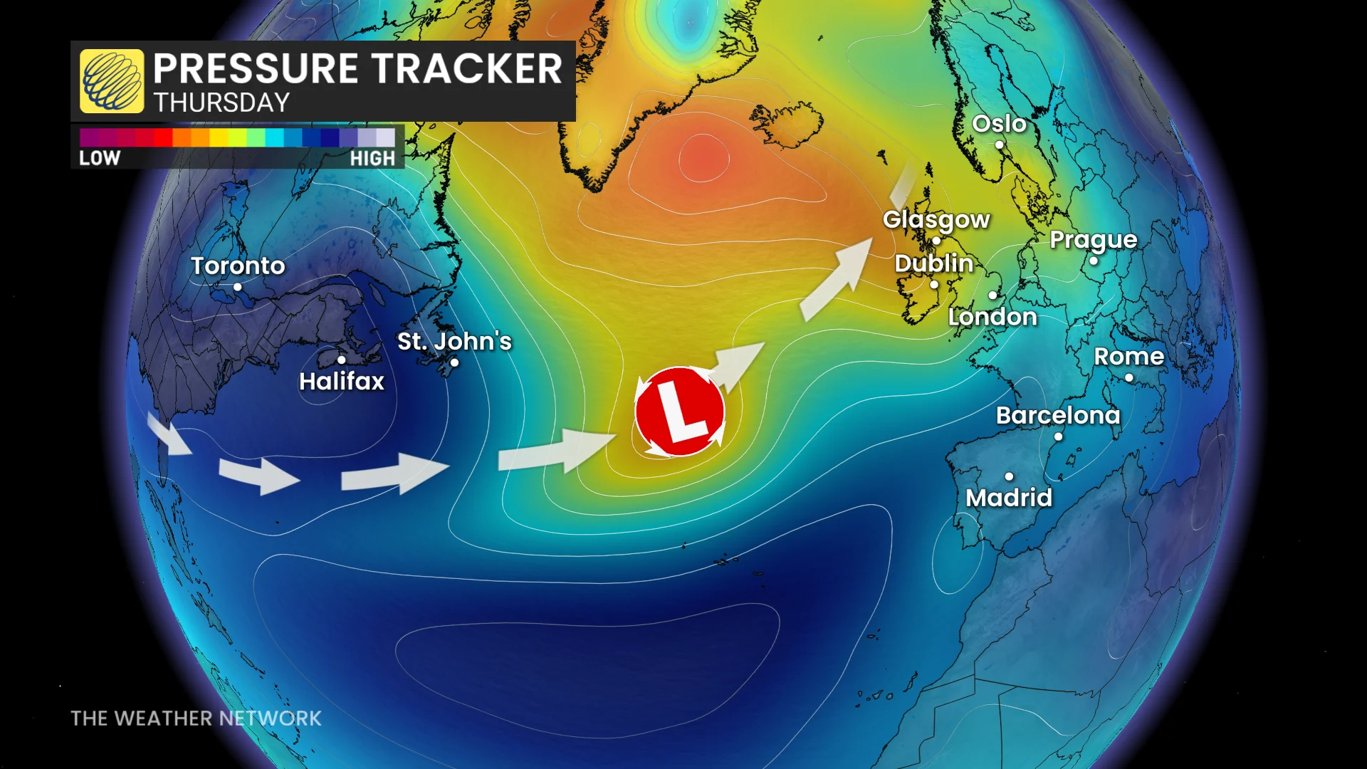 Baron - Pressure tracker into UK - Jan22
