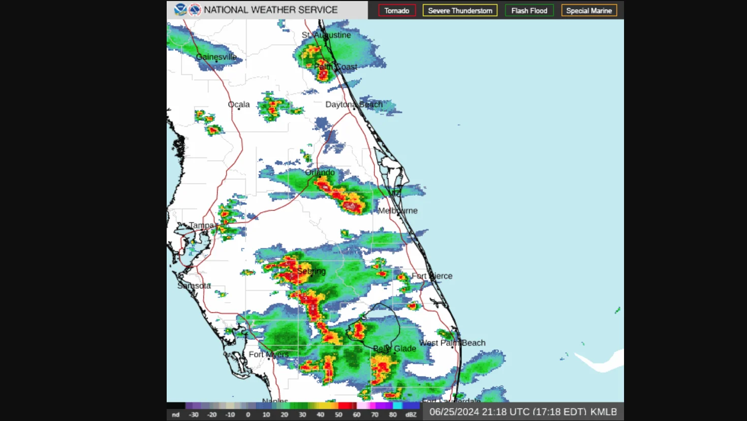 Florida NWS Radar - GOES U launch