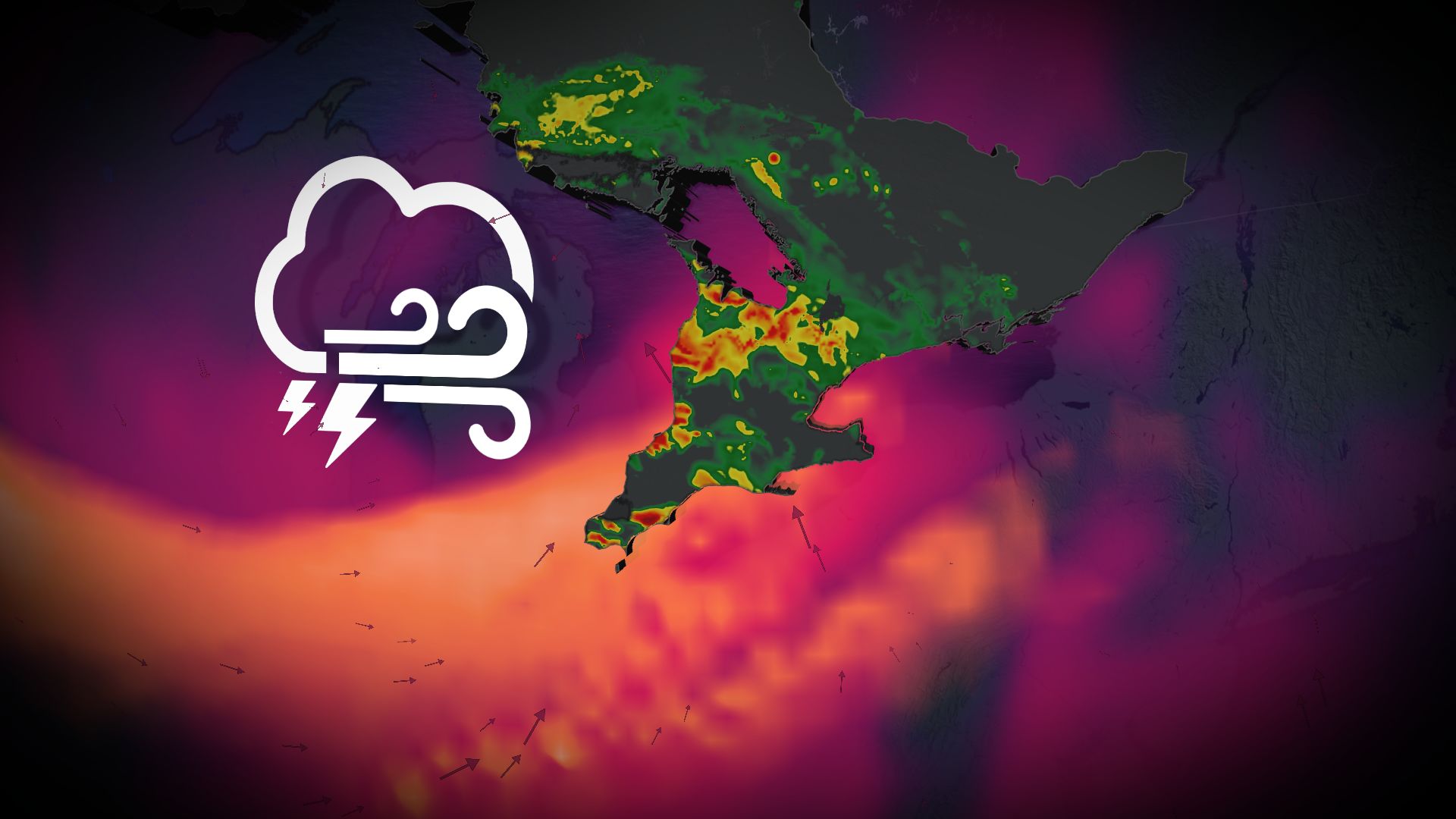 Hot, muggy air mass sets up southern Ontario severe storm, flood potential