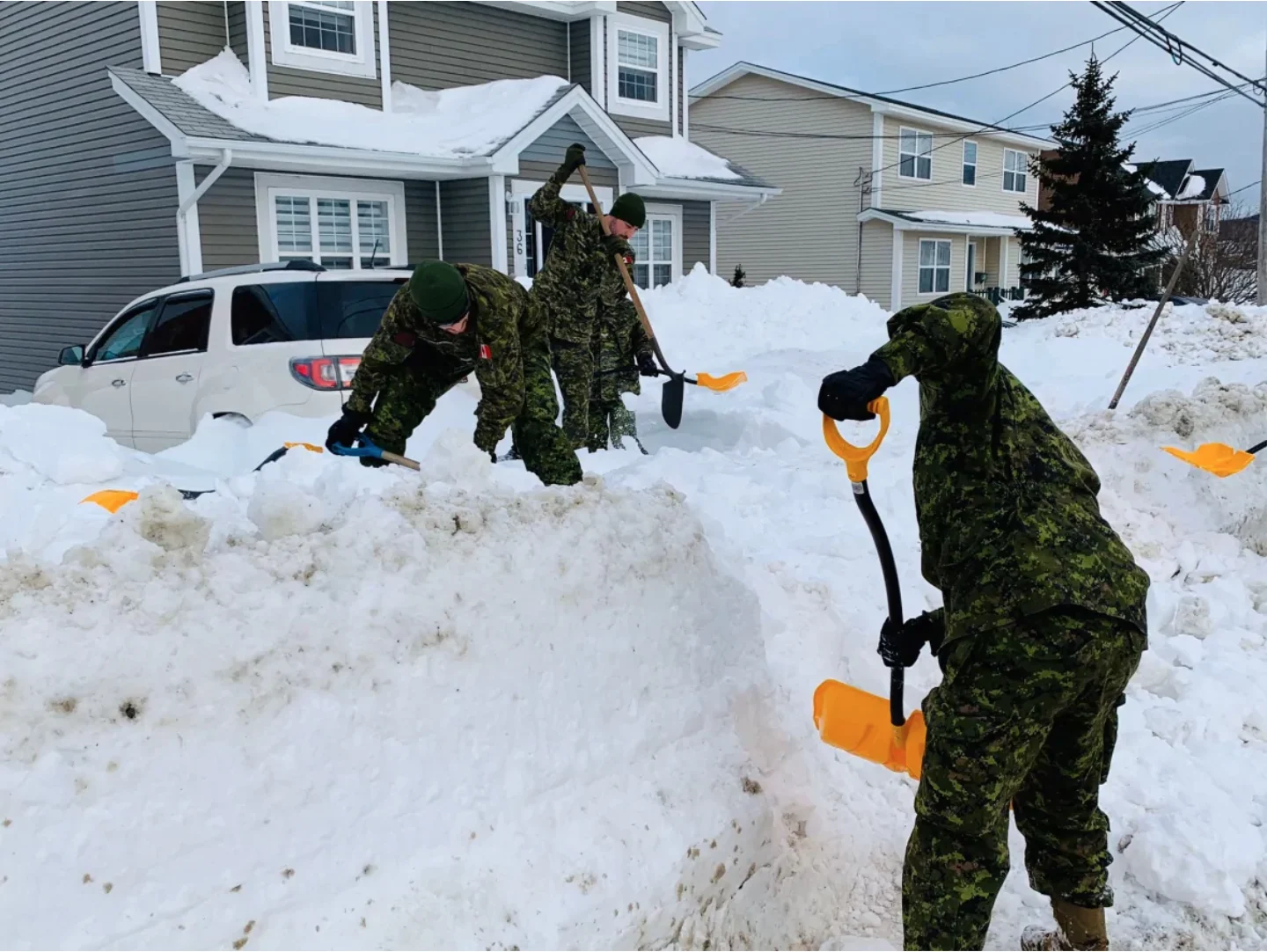 CBC: The province says more than 1,000 calls for help have been logged at the emergency operations centre in St. John's, with over 400 tasks completed so far. (Joint Task Force Atlantic/Twitter )