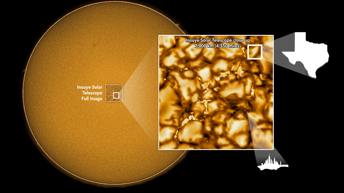 New telescope reveals Sun's surface in never-before-seen detail
