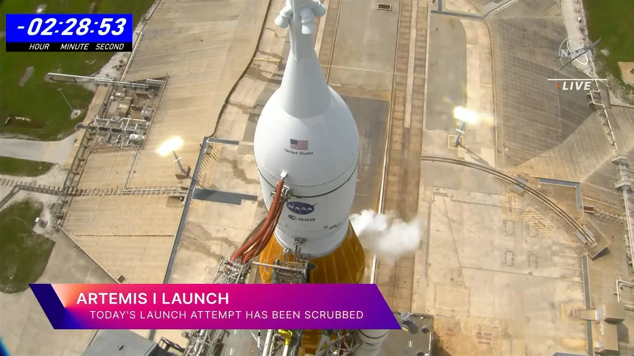 NASA scrubs 2nd attempt to launch Artemis 1 due to hydrogen fuel leak