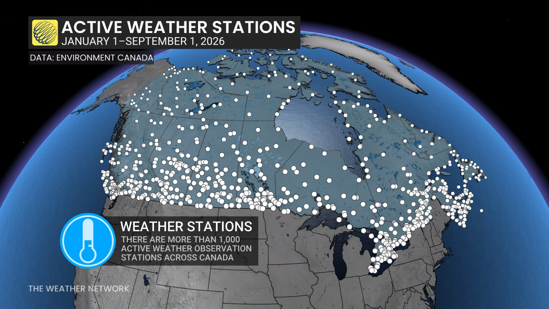 Canada Active Weather Stations