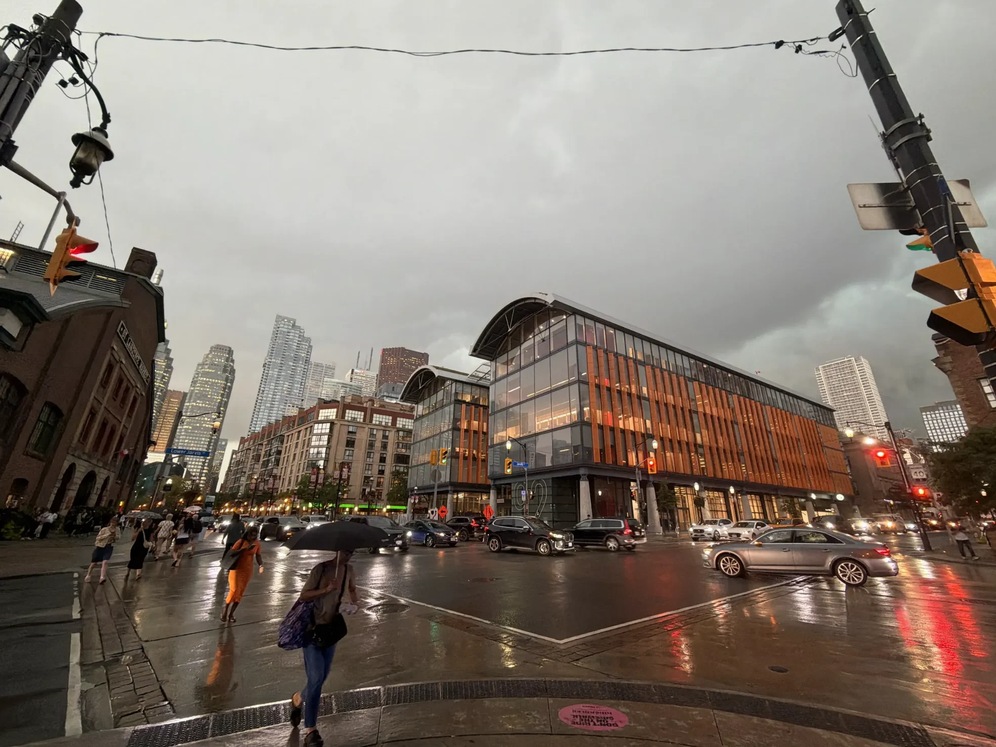 The Weather Network/Victoria Fenn Alvarado: Eerie sky in downtown Toronto during a thunderstorm on Sept. 2, 2026.