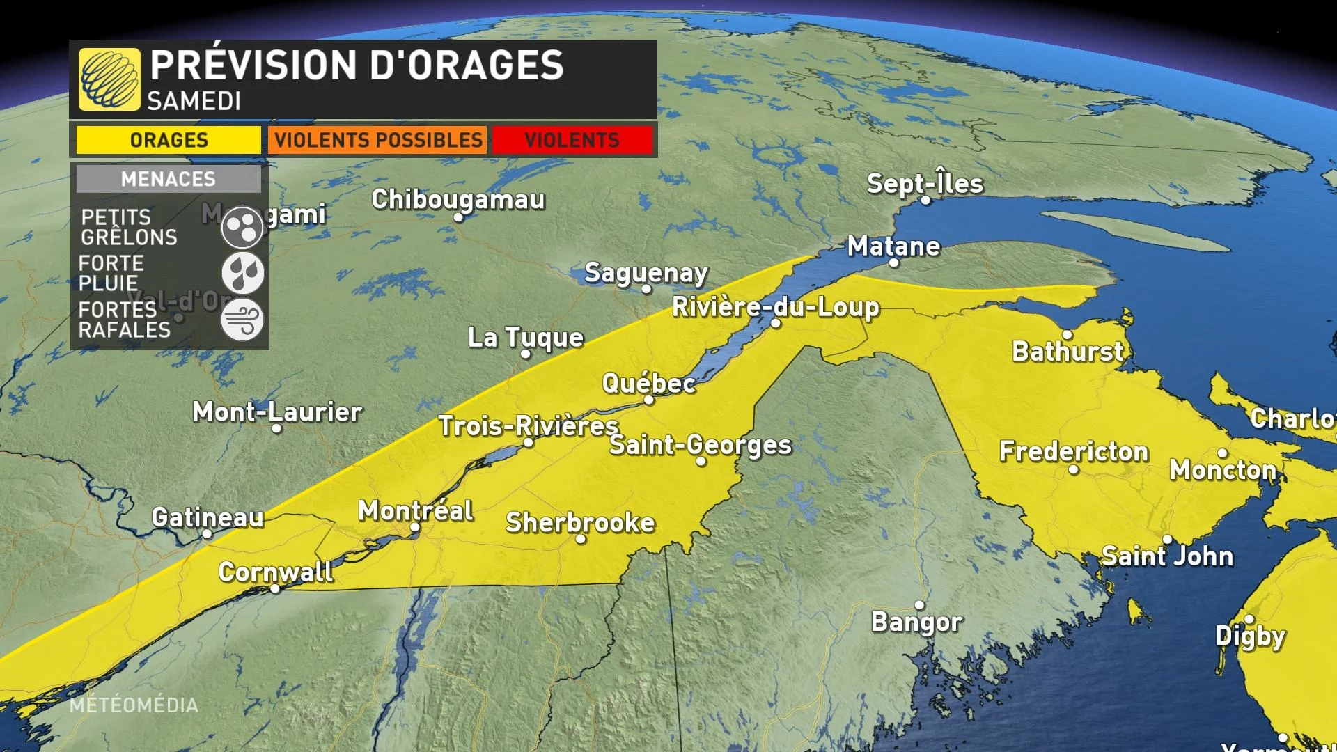 Prévision d'orages