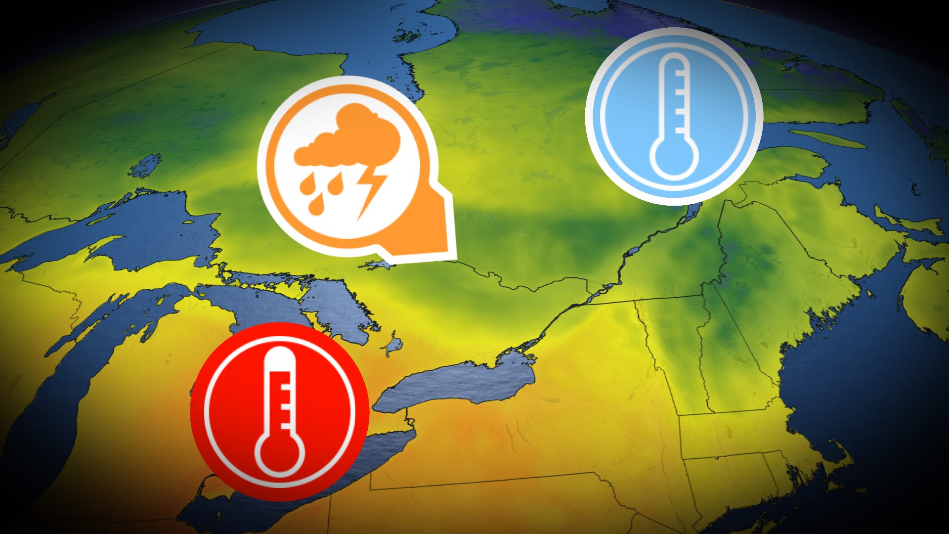 Photo: MétéoMédia Montreal and Monteregie Expect Up to 60 mm of Rain Tuesday