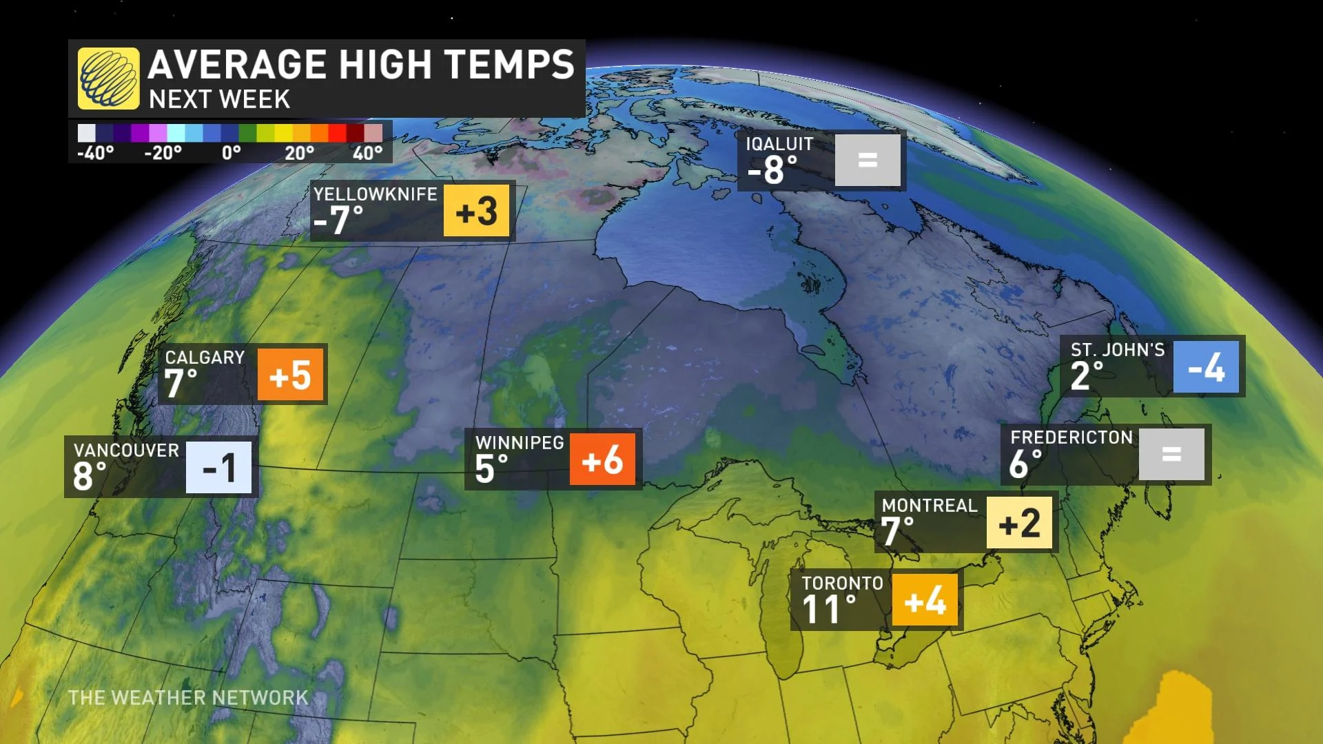 Average Highs Next Week