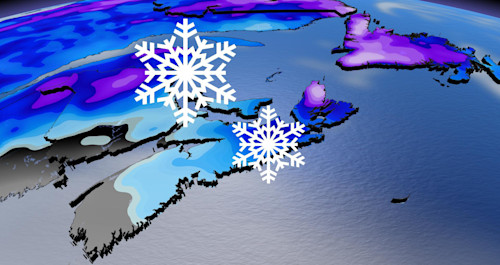 The Weather Network - Atlantic: Storm track shift may bring heavier snow totals, strong winds