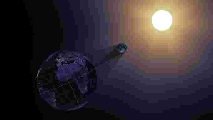 Sun Earth Eclipse Eastern Hemisphere