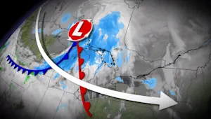 A burst of 5-10+ cm of snow in southern Ontario could make for tricky travel on Wednesday morning