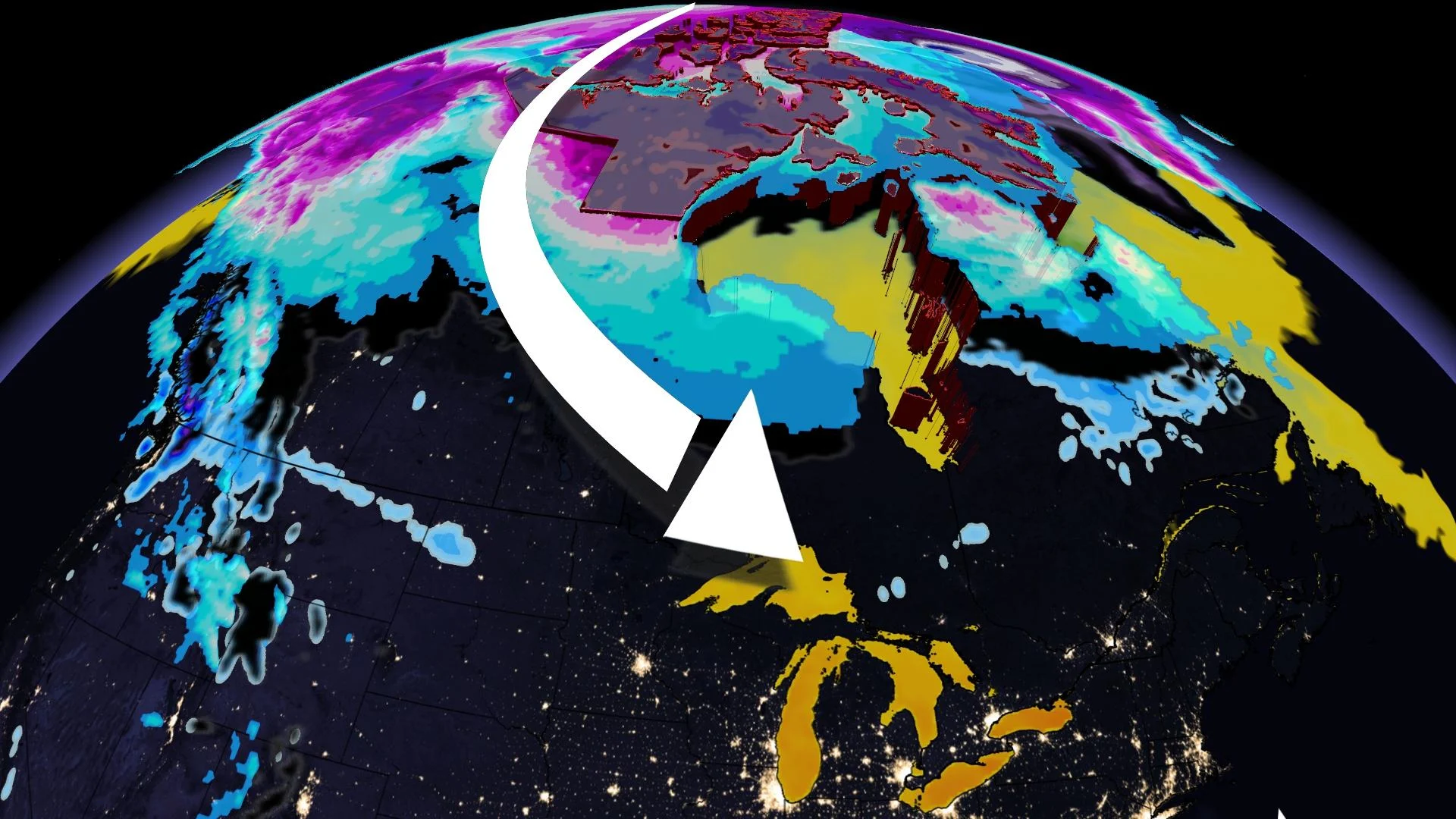 This persistent temperature fever will slow down a winter free-fall for Canada