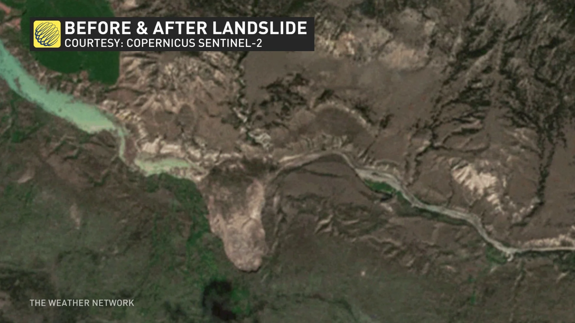 Chilcotin River Landslide July 2024