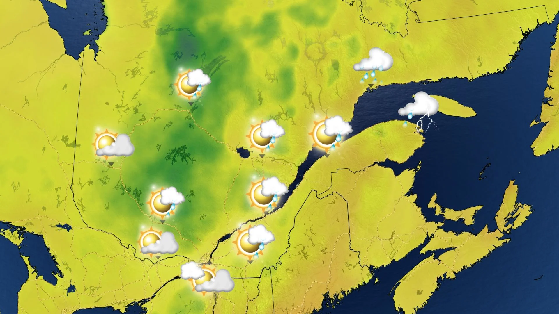 Beau pour certains, restants d'ouragan pour d'autres