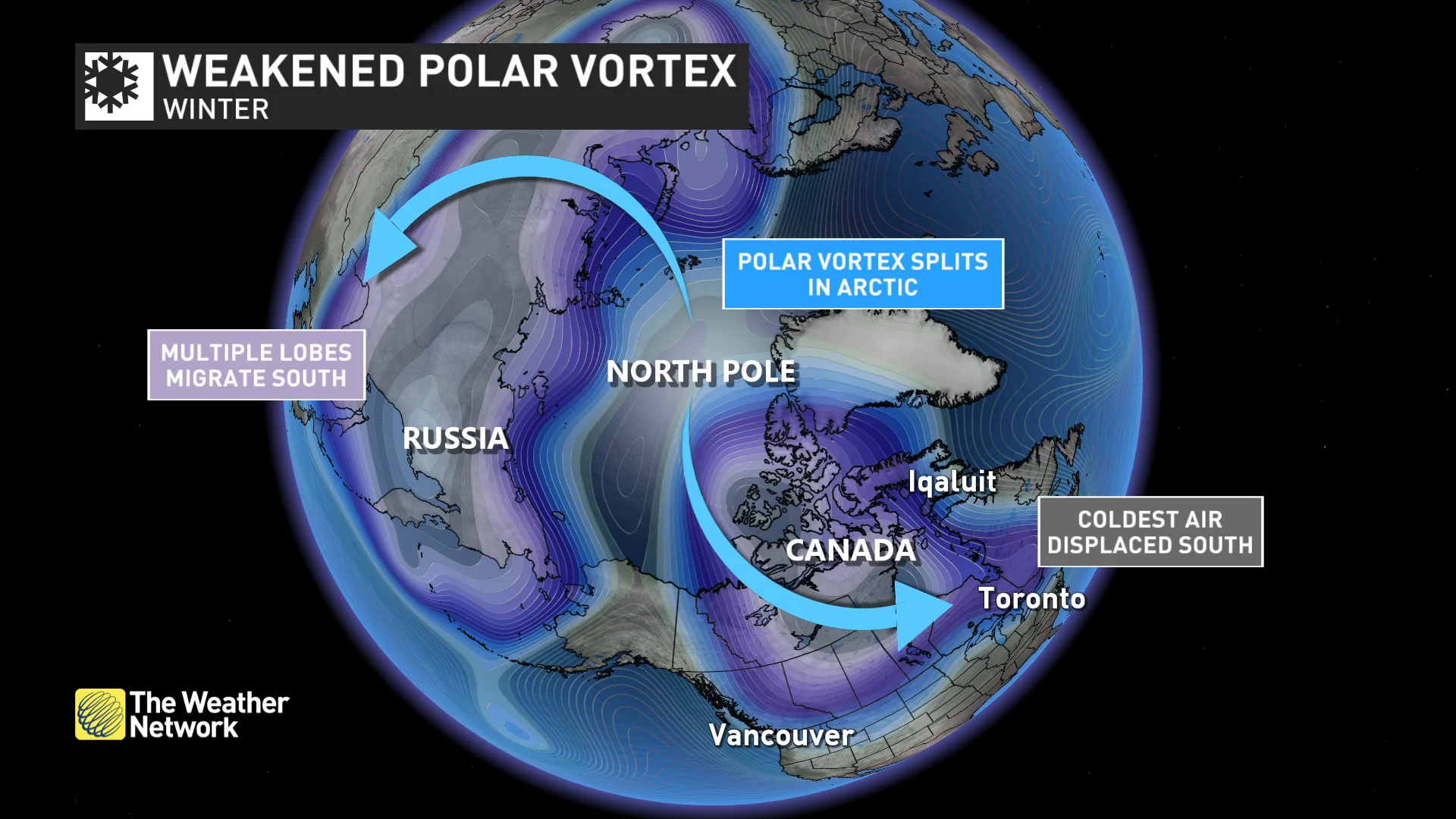 (Baron) Weakened polar vortex