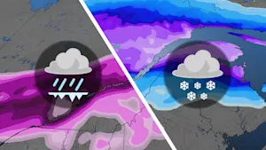 Jusqu’à 45 mm de verglas, 40 cm de neige : voici les secteurs les plus à risque
