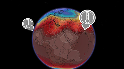 La temperatura era di 50 gradi Celsius in questo settore, e non è ancora finita