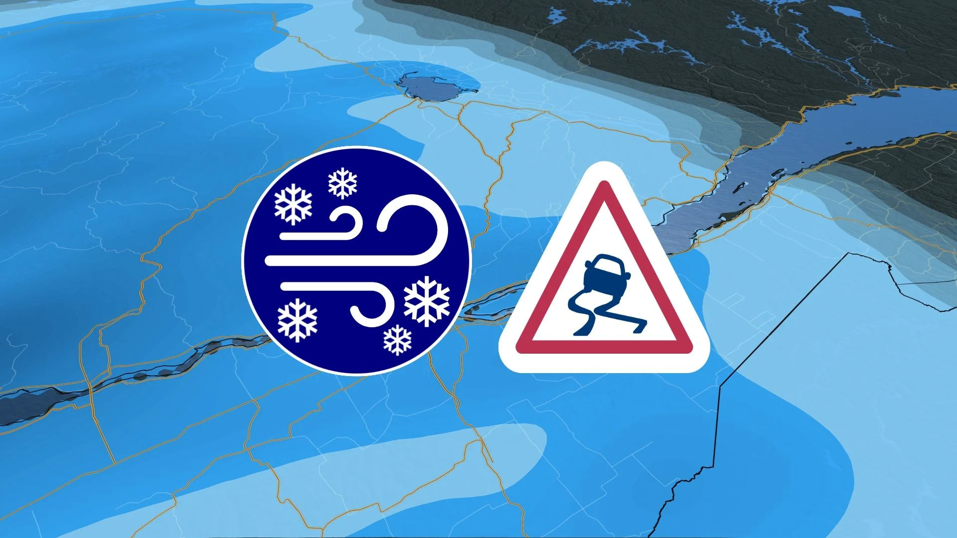 Conditions routières difficiles à prévoir samedi pour certains secteurs