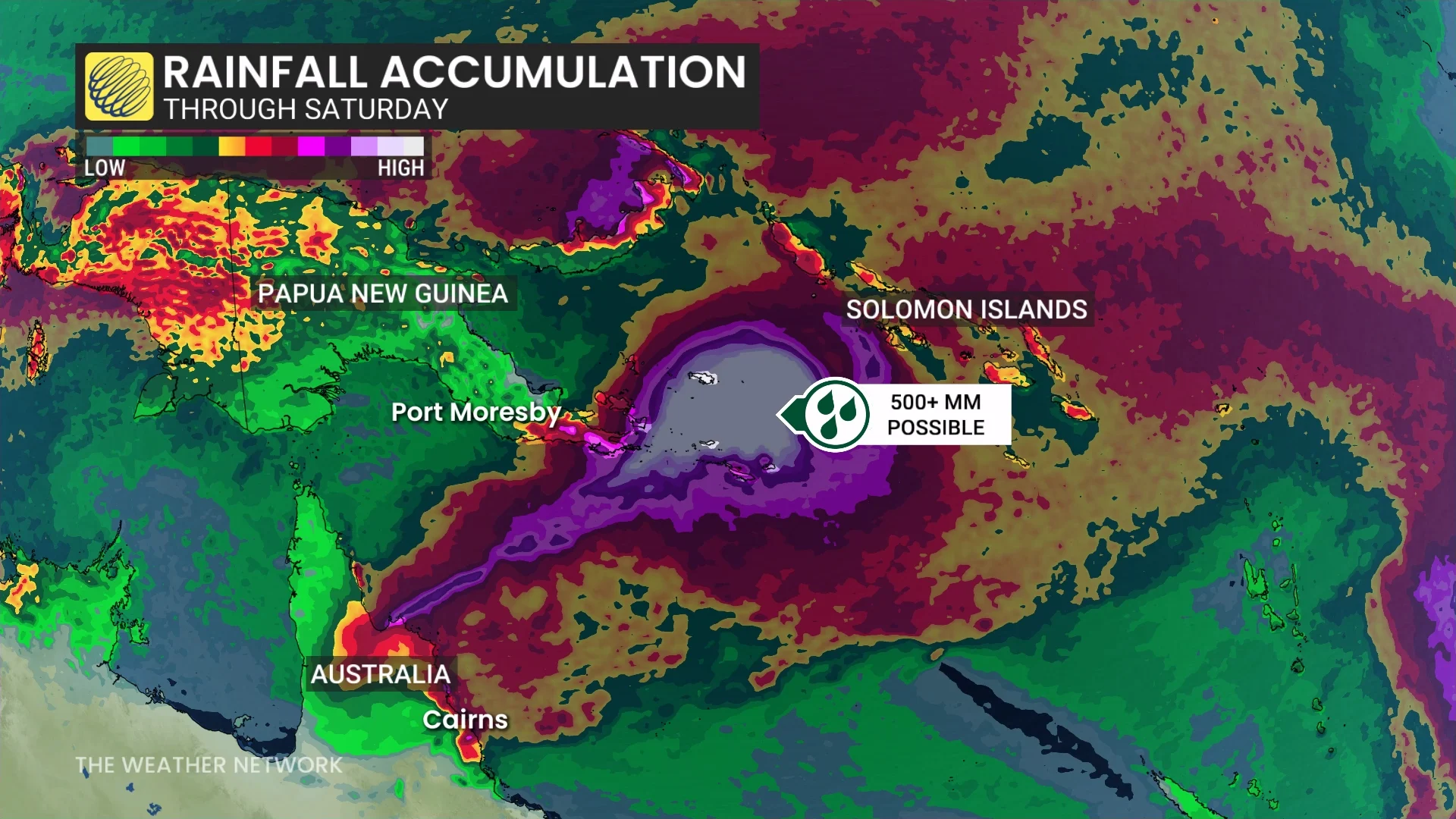 Cyclone Maila Rainfall Accumulation