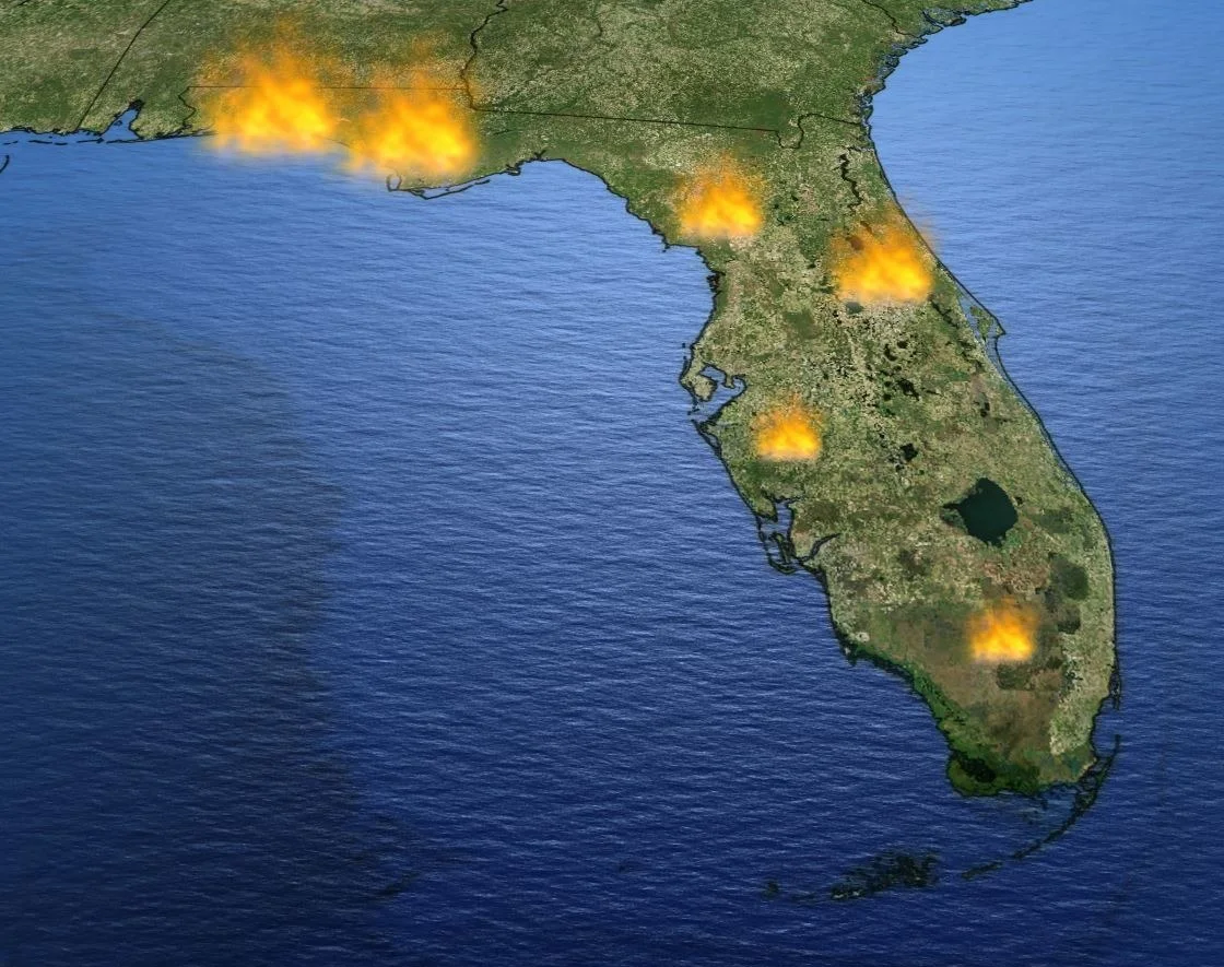 Des feux en Floride ont forcé l'évacuation de milliers de personnes