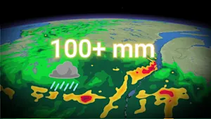 Orages violents : jusqu’à 100 mm en 48 h