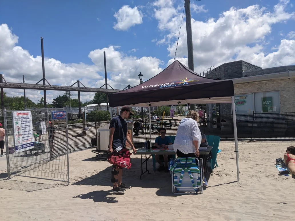 Wasaga Beach sets up ‘pods’ to help with crowd control, social distancing