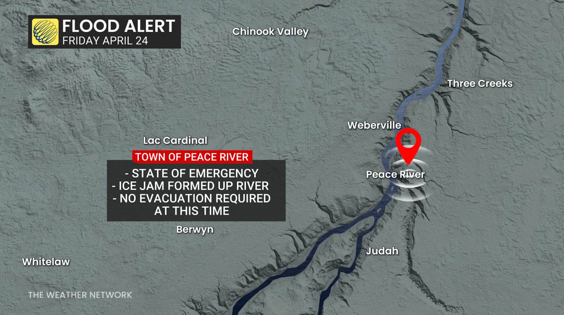 Flood alert issued for Peace River, Alta.; residents told to prepare ...