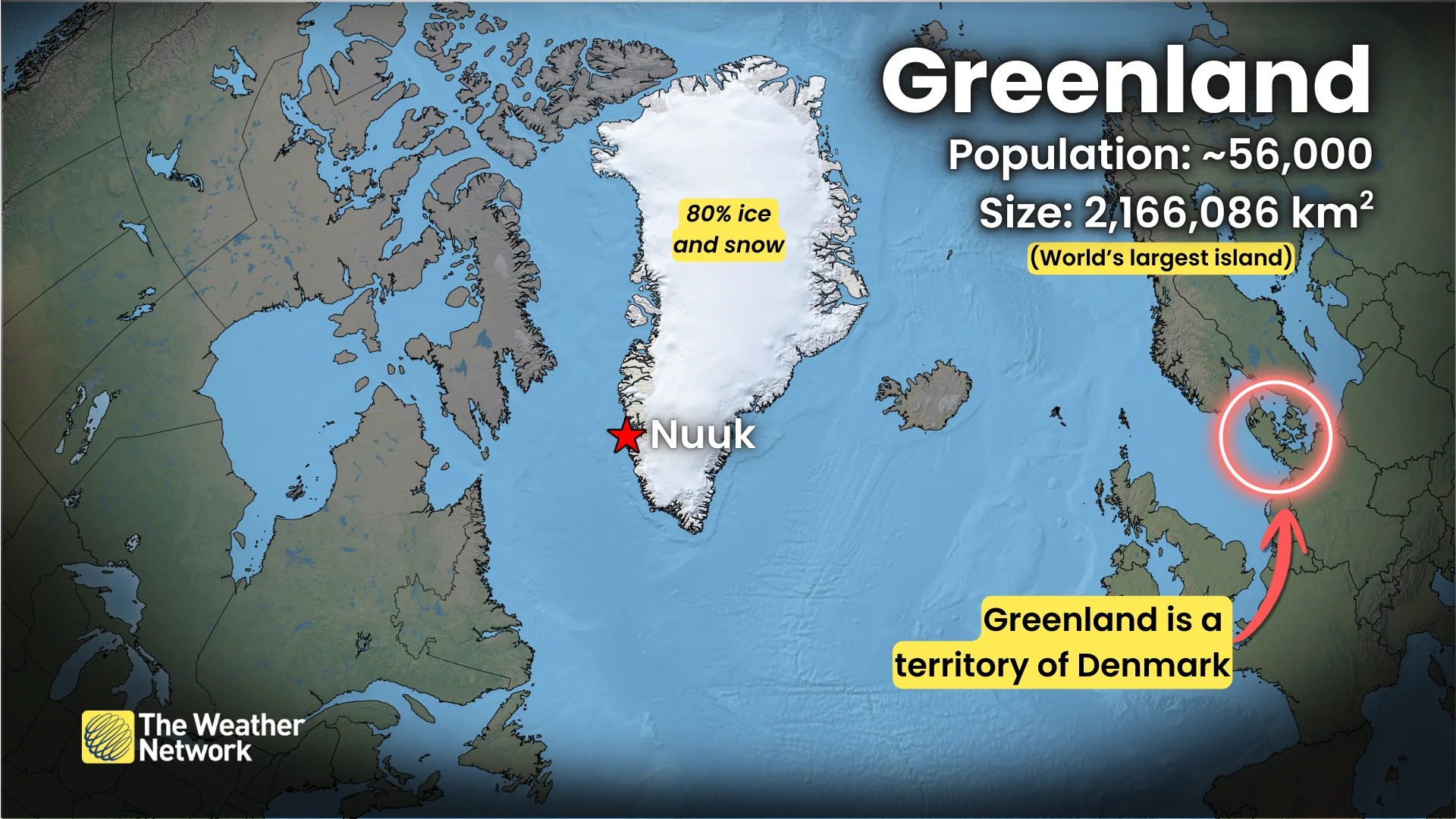 Greenland Information Map