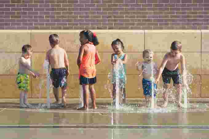 Kids in waterpark Unsplash