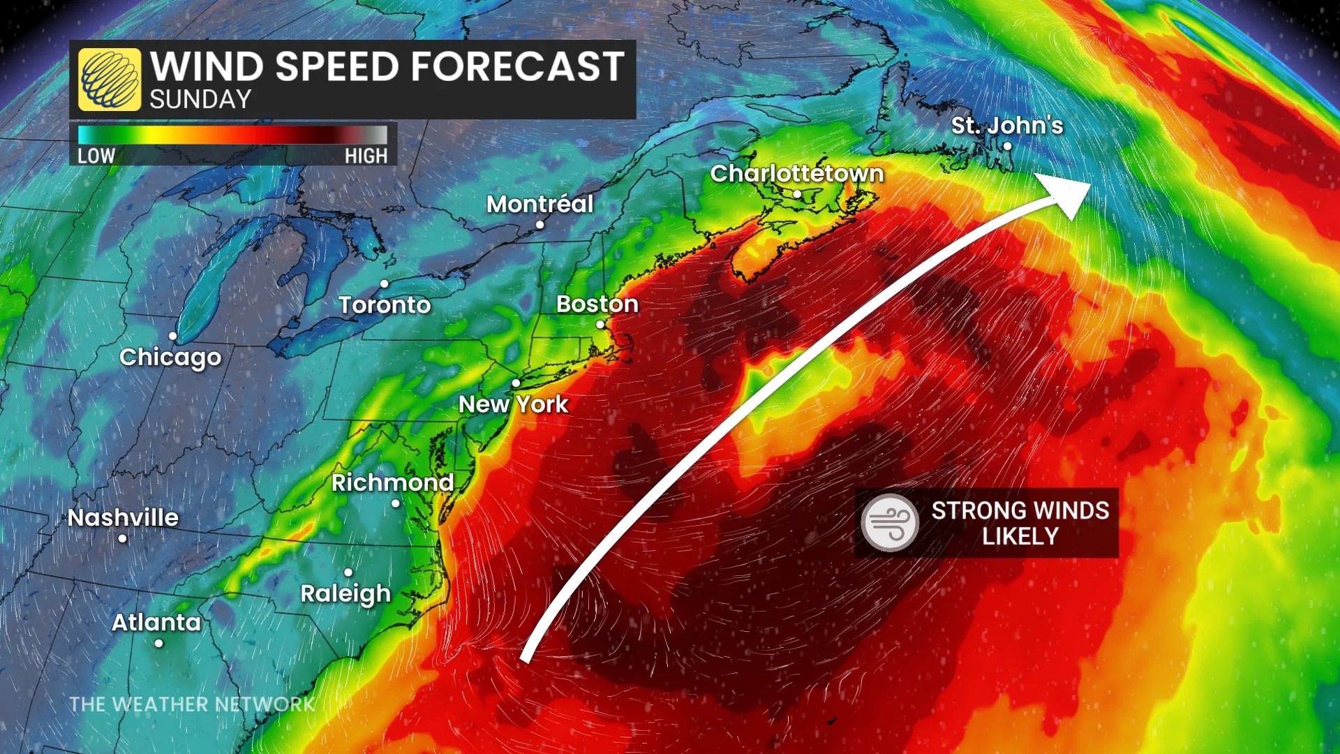 Baron - Atlantic Canada Sunday winds - Jan 29