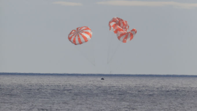 orion splashdown nasa