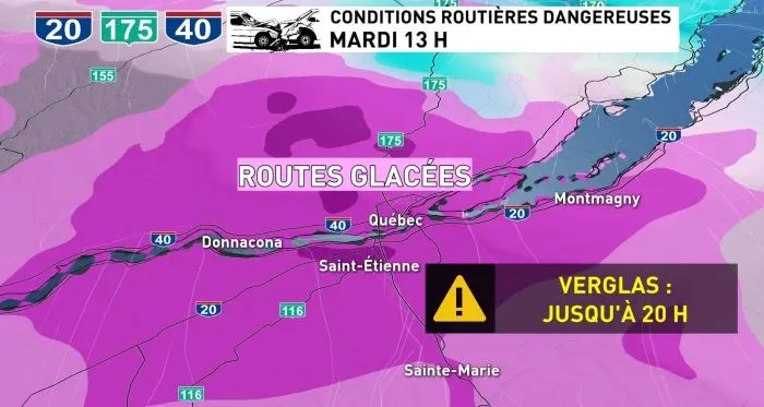 CONDITIONS ROUTIERES QUEBEC