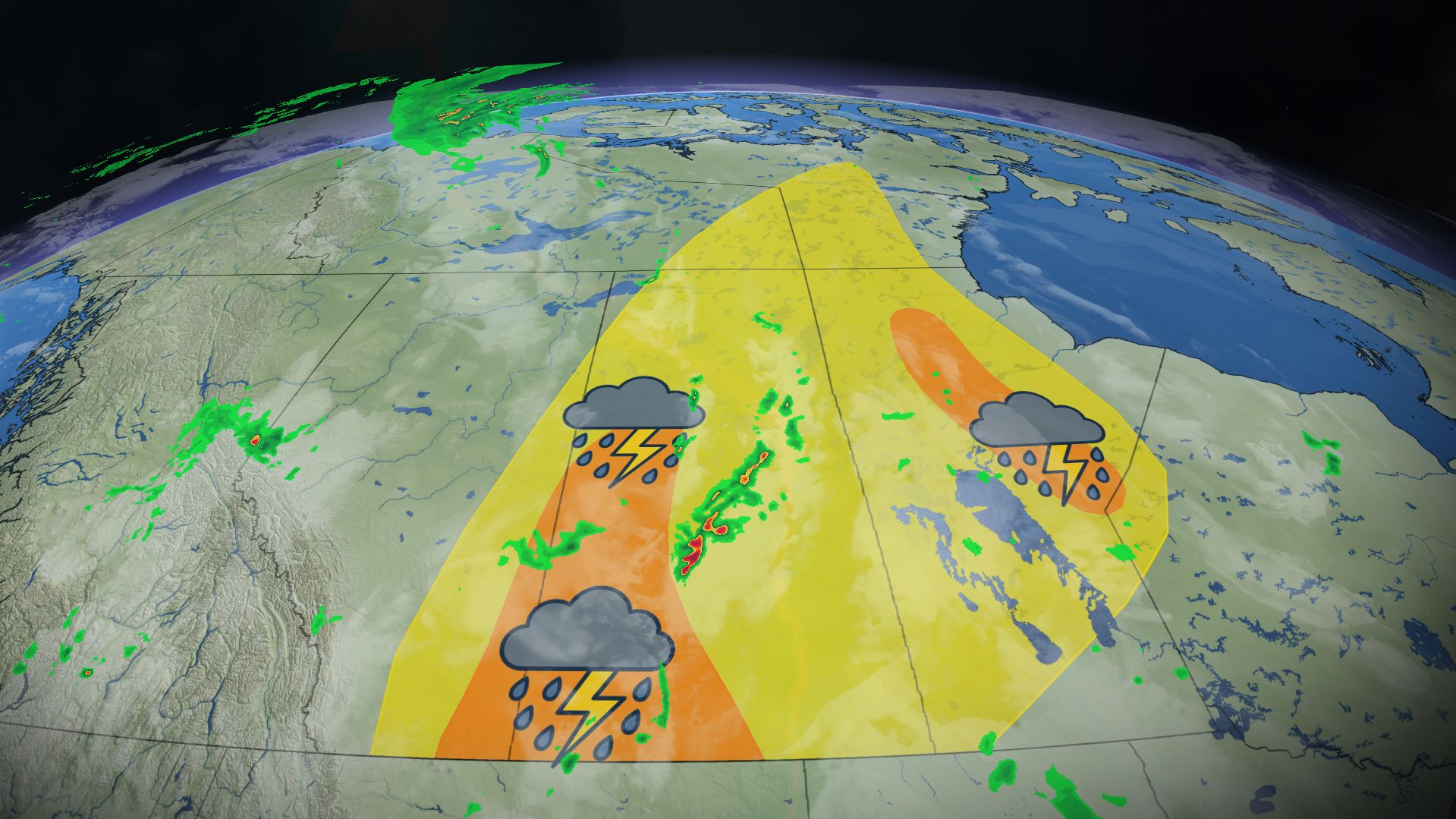 Severe storm potential continues on the Prairies into this weekend ...