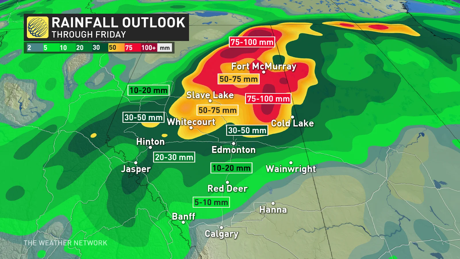 Prairies Rainfall Outlook