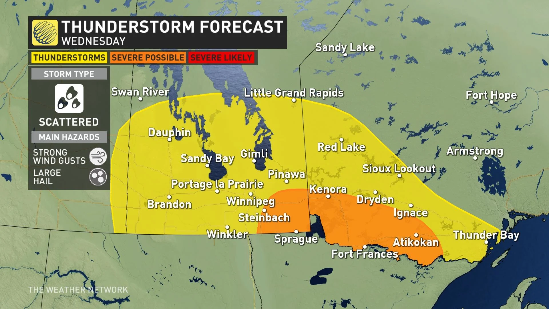 Renewed severe storm risk sweeps eastwards across the Prairies - The ...