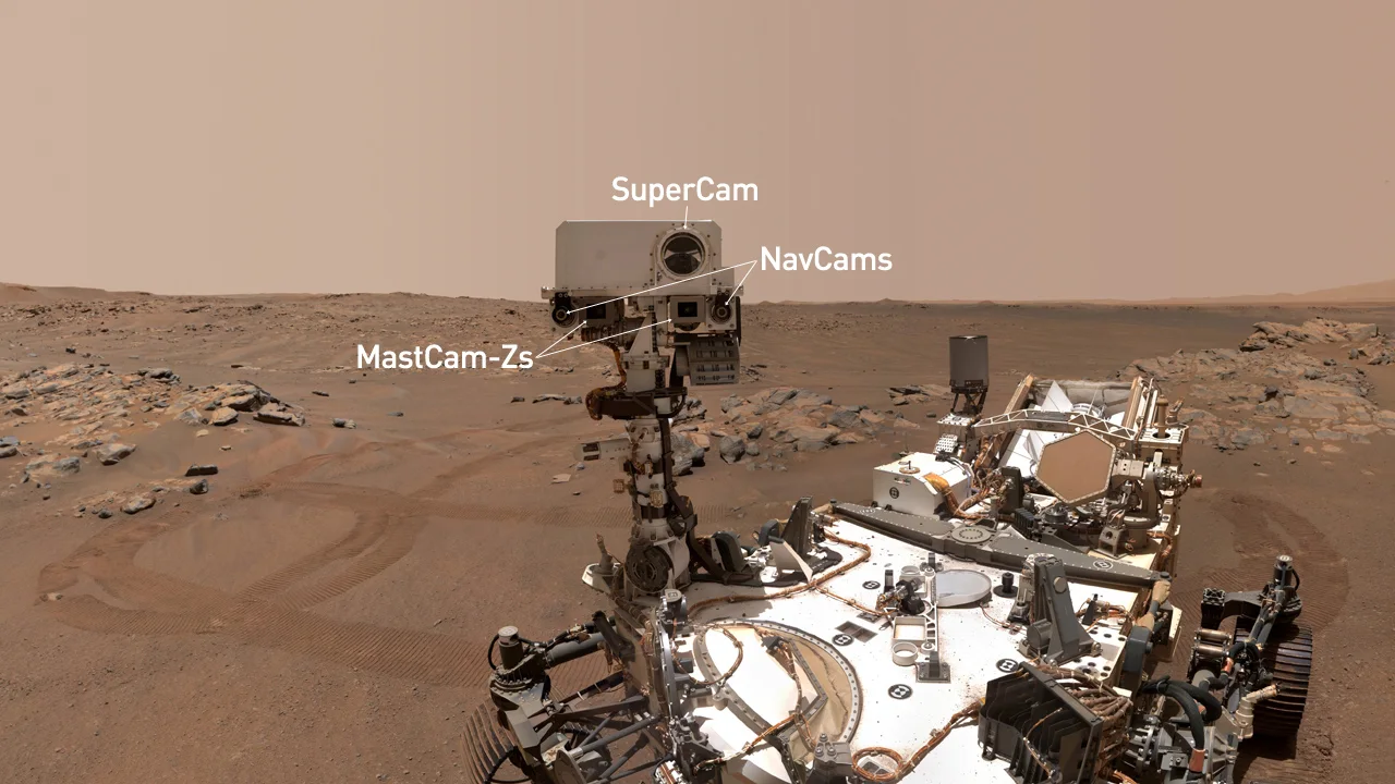 Perseverance Rochette Selfie Mast Cameras - PIA24836 - NASA-JPL-Caltech-MSSS