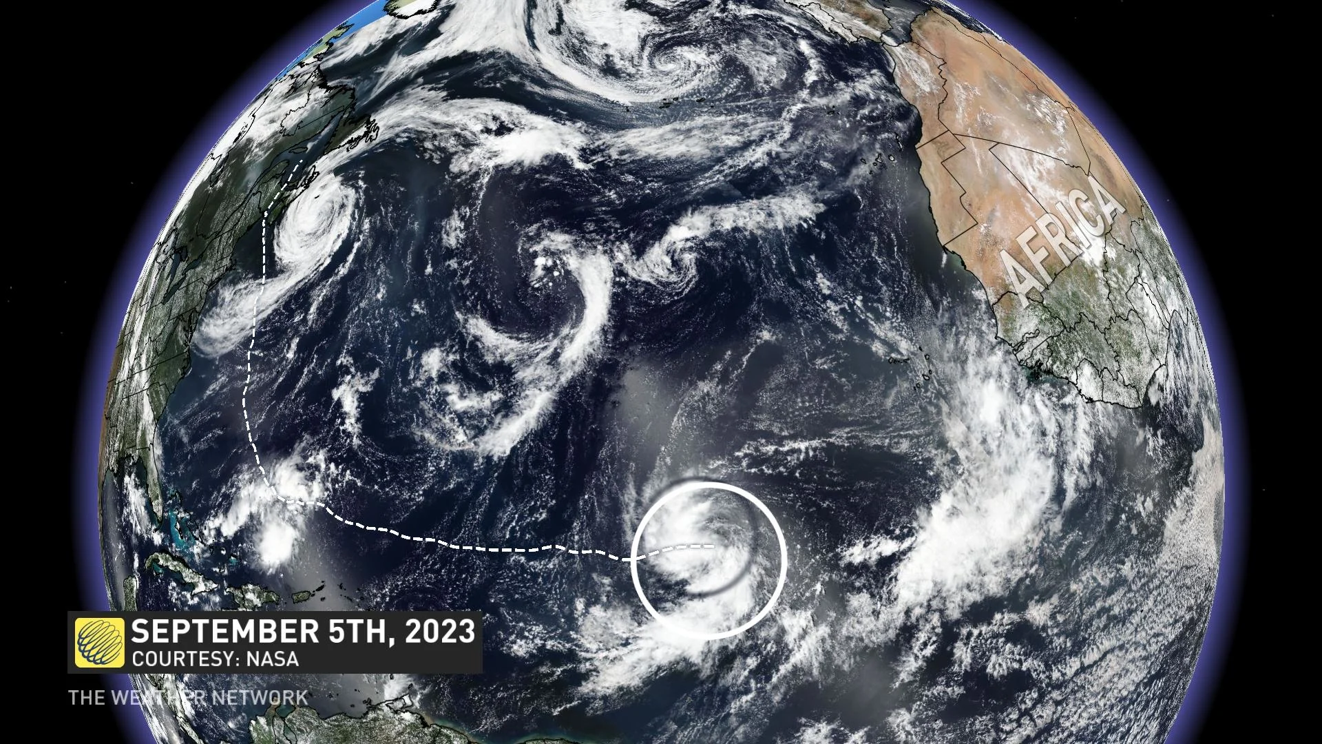 Hurricane Lee satellite September 5 2023