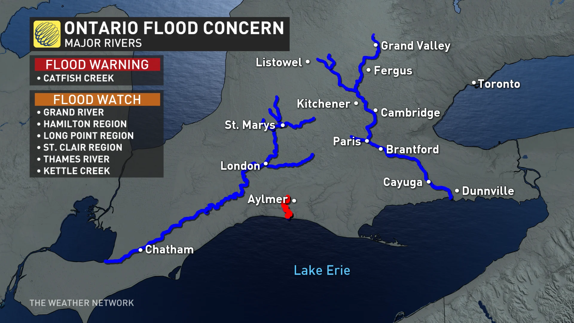 Baron - Ontario flood watches and warnings - Mar6