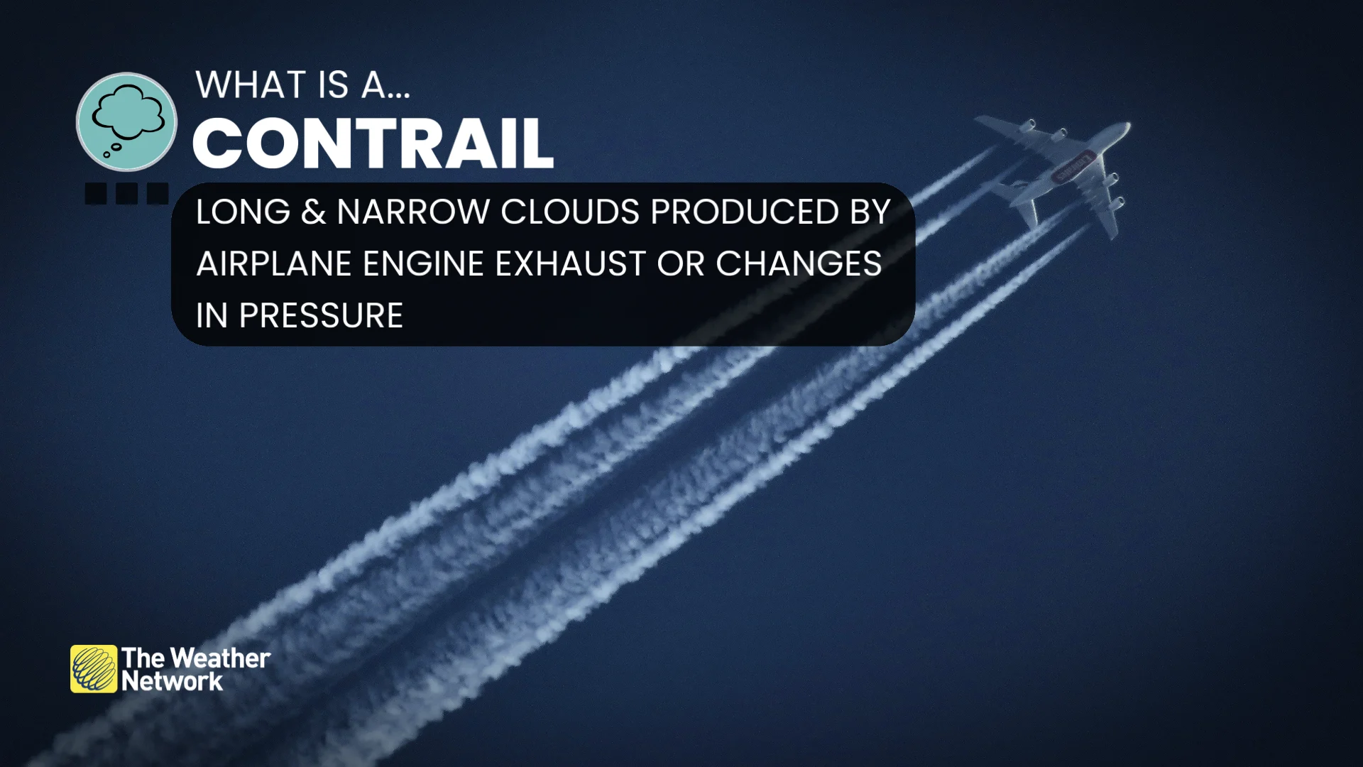 Definition of a contrail explainer