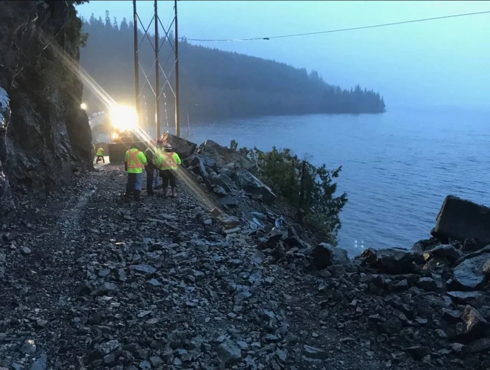 Visitors to Tofino urged to rebook amid limited highway access