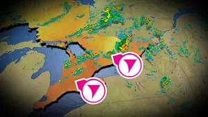 Two tornado reports arose in southern Ontario on Saturday after severe storms hit