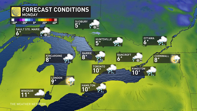 The Weather Network Ontario Mild Start To The Week Before