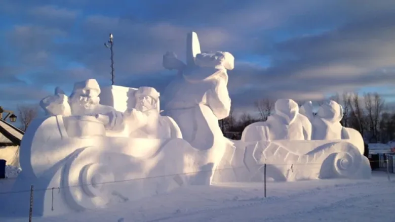 Peguis First Nation represented in annual snow sculpture contest
